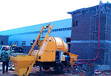 Concrete Mixer with Pump in Burma