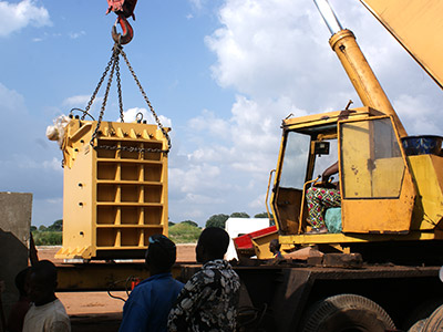 Nuestra planta de trituración y cribado llegó a Nigeria