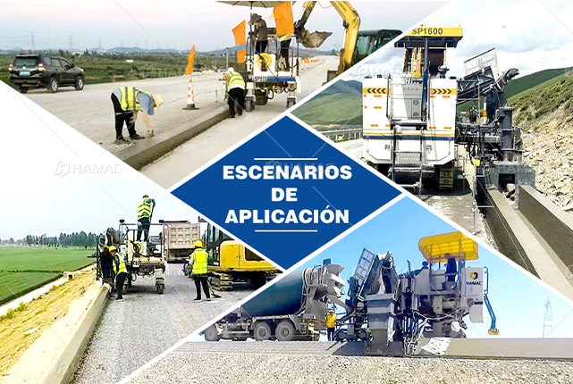 pavimentadora de encofrado deslizante