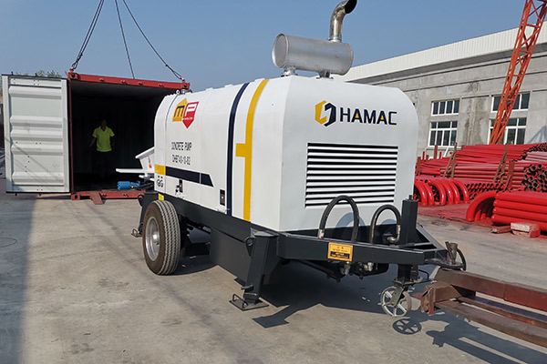 DHBT40 Bomba de concreto y hormigonera autocargable en Perú