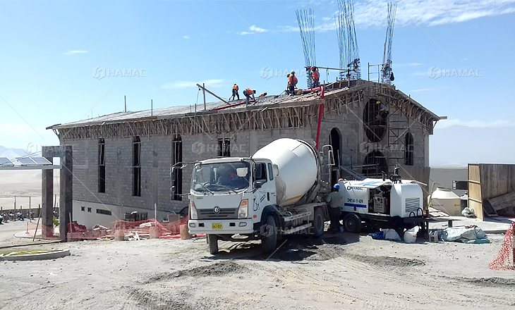 Bomba de concreto DHBT40 en ICA